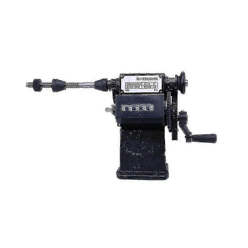 Coil winding machine for electrical projects with durable steel gear and dual speed