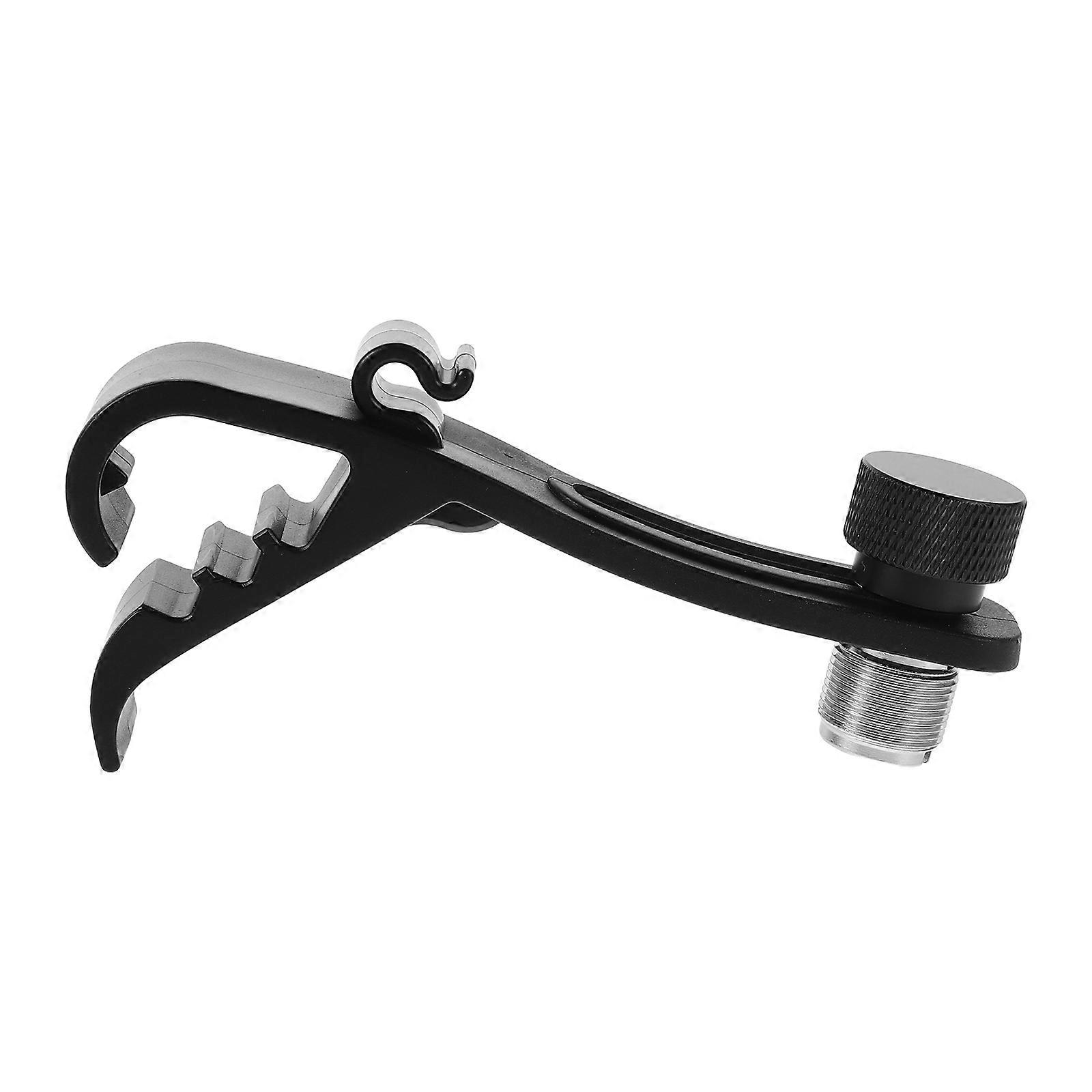 Drum Mic Clips Microphone Drum Mount Shockproof Fixing Clips Securing Clamp Holder Adjustable 2pcs