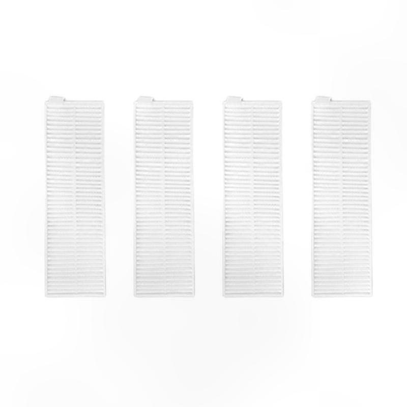 4-Pack HEPA Filters for Rowenta X-Plorer Series 95 Robot Vacuum Replacement Parts