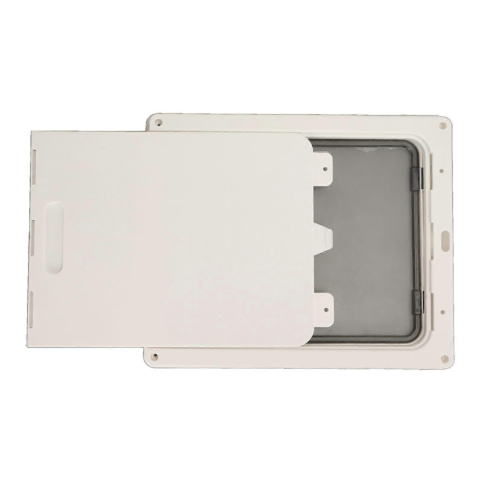 Automatic Pet Flap Door Plastic Cat & Dog Access White S