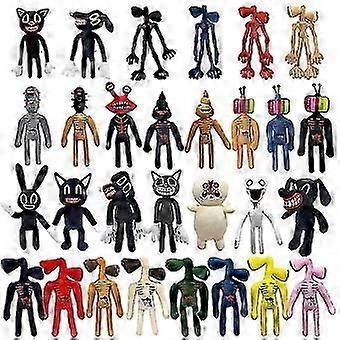 صفارات الإنذار رؤساء مزدوجة أفخم لعبة القط دمية الكرتون محشوة دمية هدية عيد الميلاد