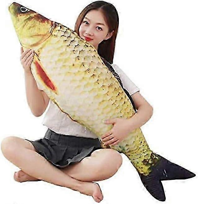 3D Giant Soft Fish Cushion Pillow Carp Plush Pillow Stuffed Toy Throw Pillow p