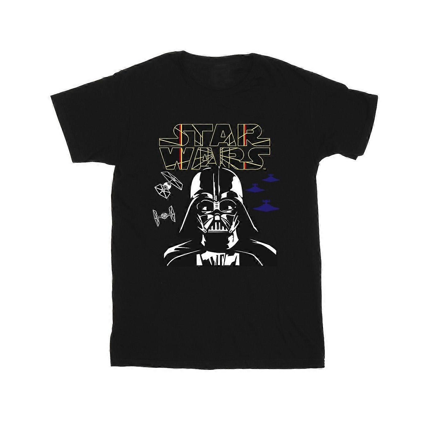 Star Wars Herre Darth Vader Comp Logo T-skjorte