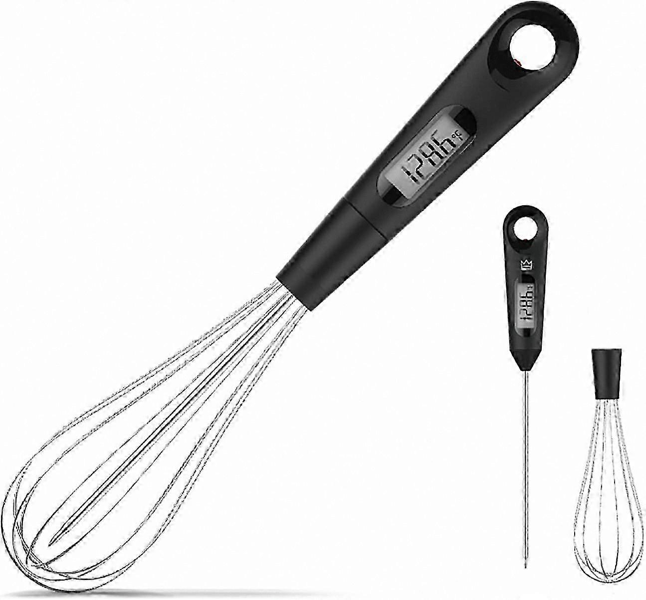 Kitchen Whisk and Digital Thermometer for Cooking