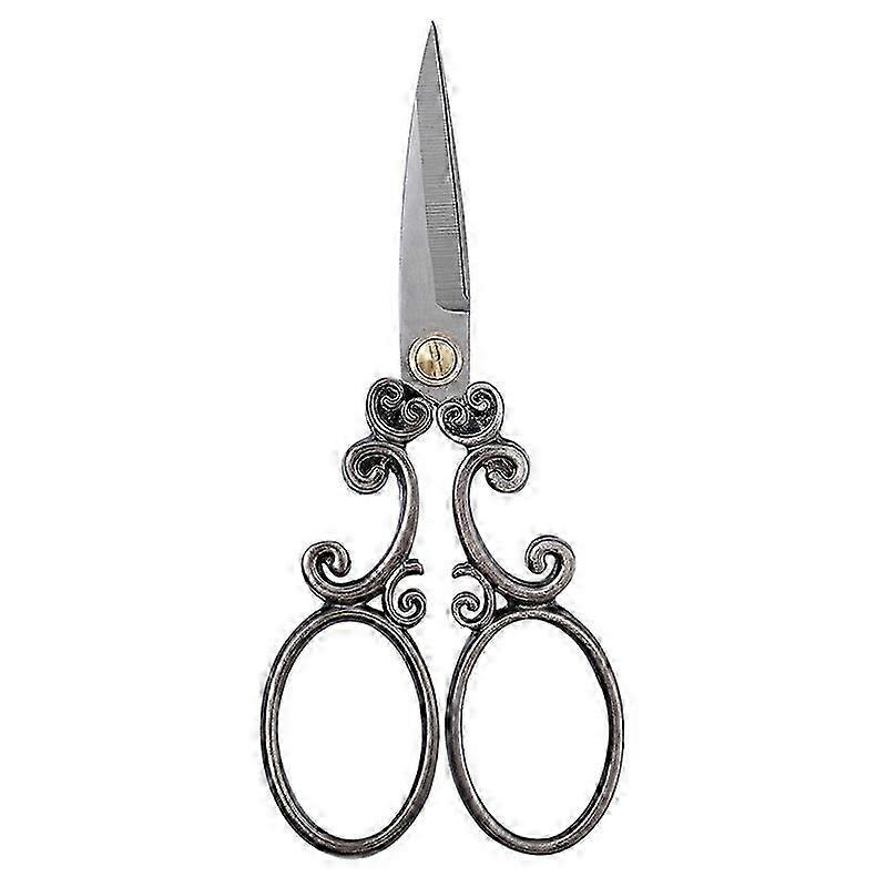 Vintage stil antik brons diy korsstygn sysax (silvergrå)