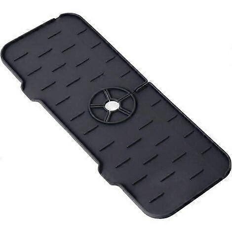 Kitchen Sink Splash Guard, Silicone Faucet Handle Drip Tray, Absorbent Kitchen