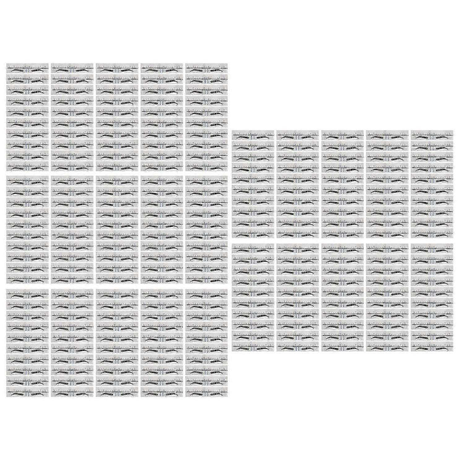 2025 Latest Model 150PCS Eyebrow Stencil Ruler Clear Scale Transparent Eyebrow...
