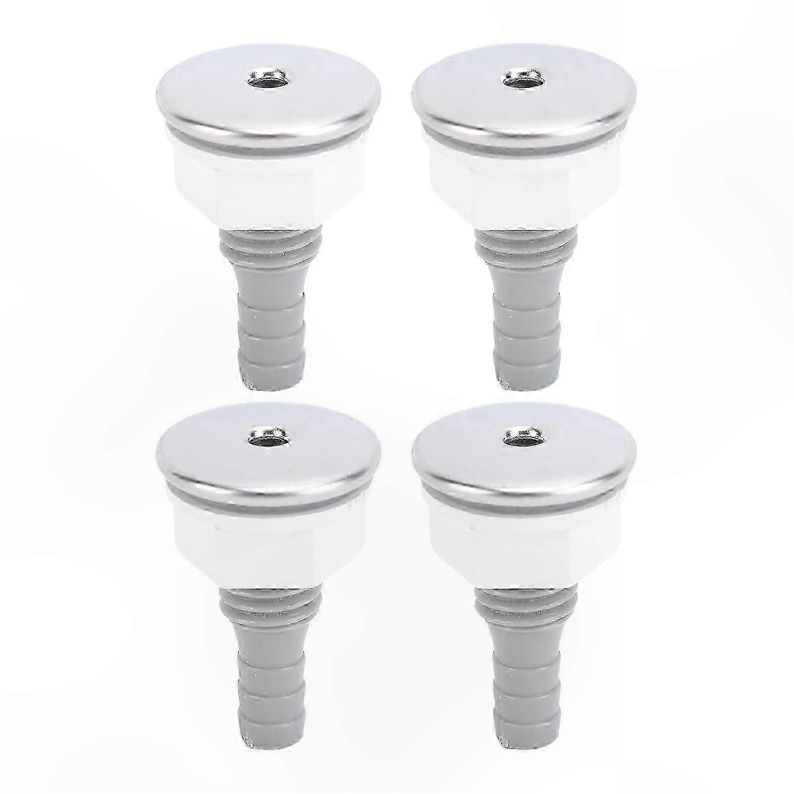 4-Pack PVC Bubble Jet Nozzles for Spa and Pool Bath Accessories