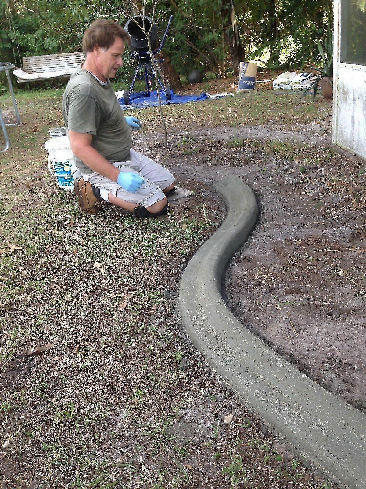 Custom curbing concrete edging landscaping DIY The original Curb It Yourself 2025