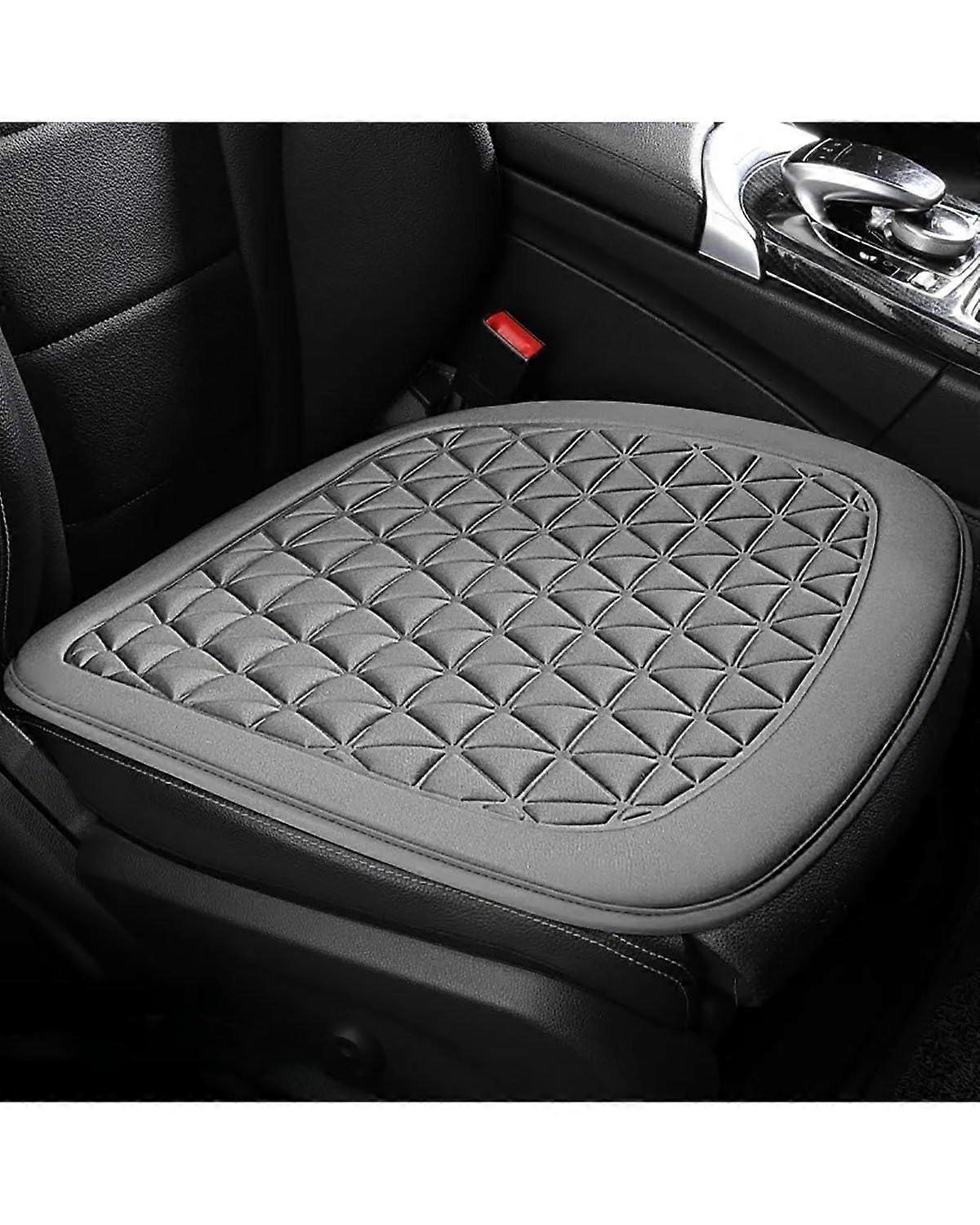 Car Seat Cushions Breathable Fabric Car Seat Cover 3D Triangular ConcaveConvex Hip Massage Backrest Gray Square Pad 08