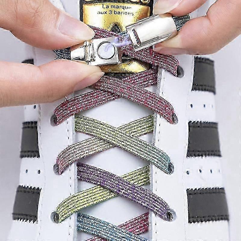 Magnetic Elastic- Colorful Flat Shoe Laces