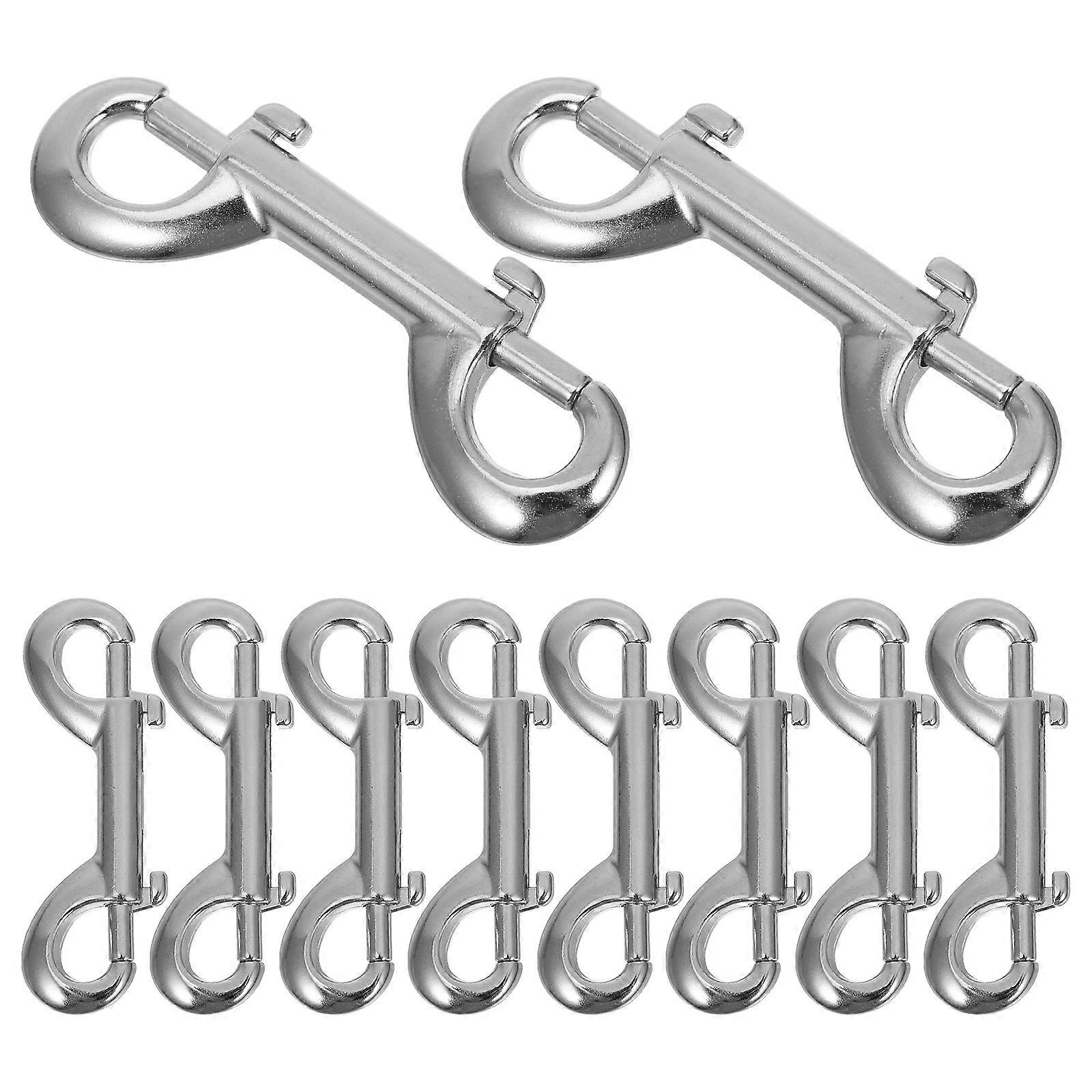 Bolt Snap Double Ended Zinc Alloy Hooks for Heavy Duty Use 50Pcs