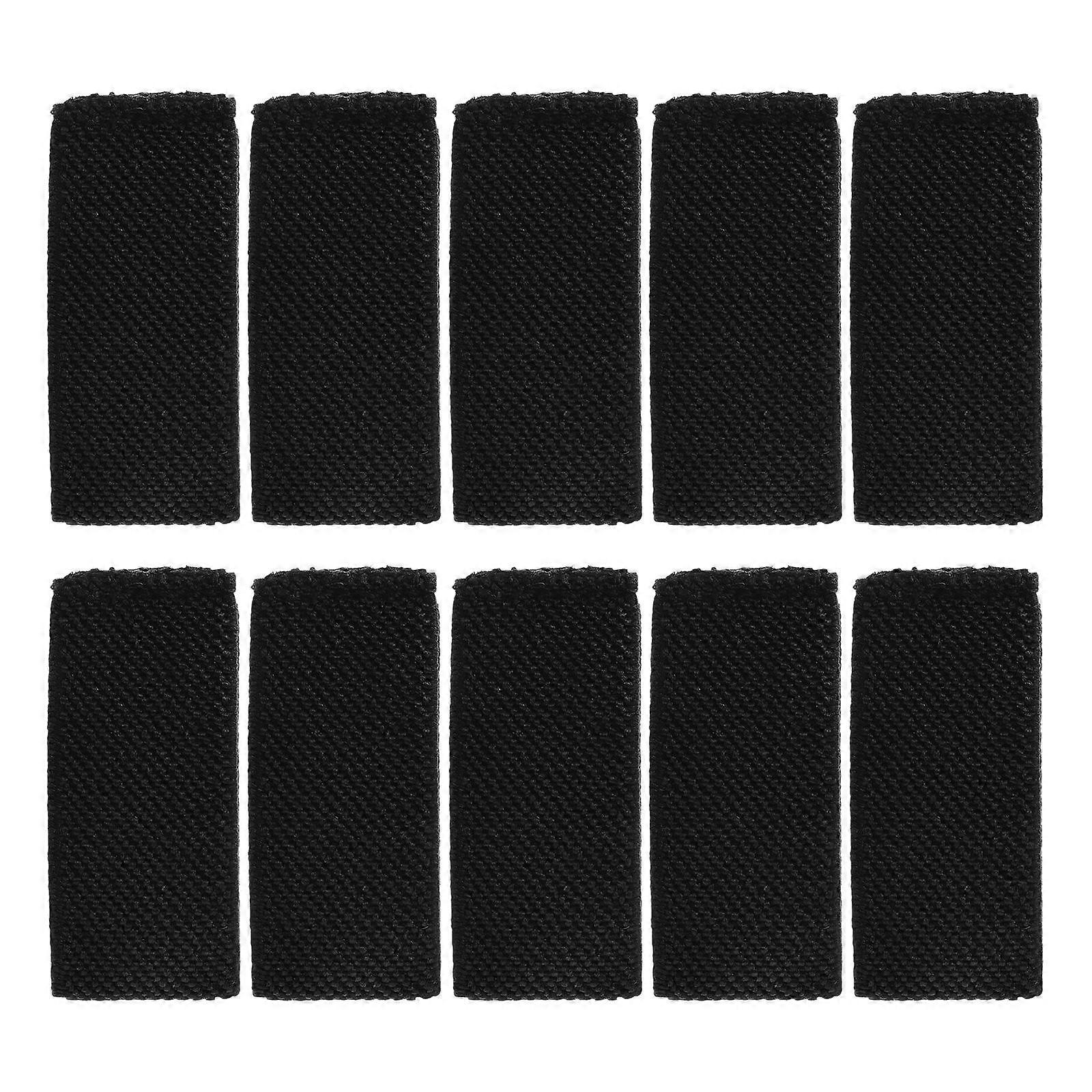Black Nylon Belt Keepers for Duty Belt Loop Retainer Band 40Pcs