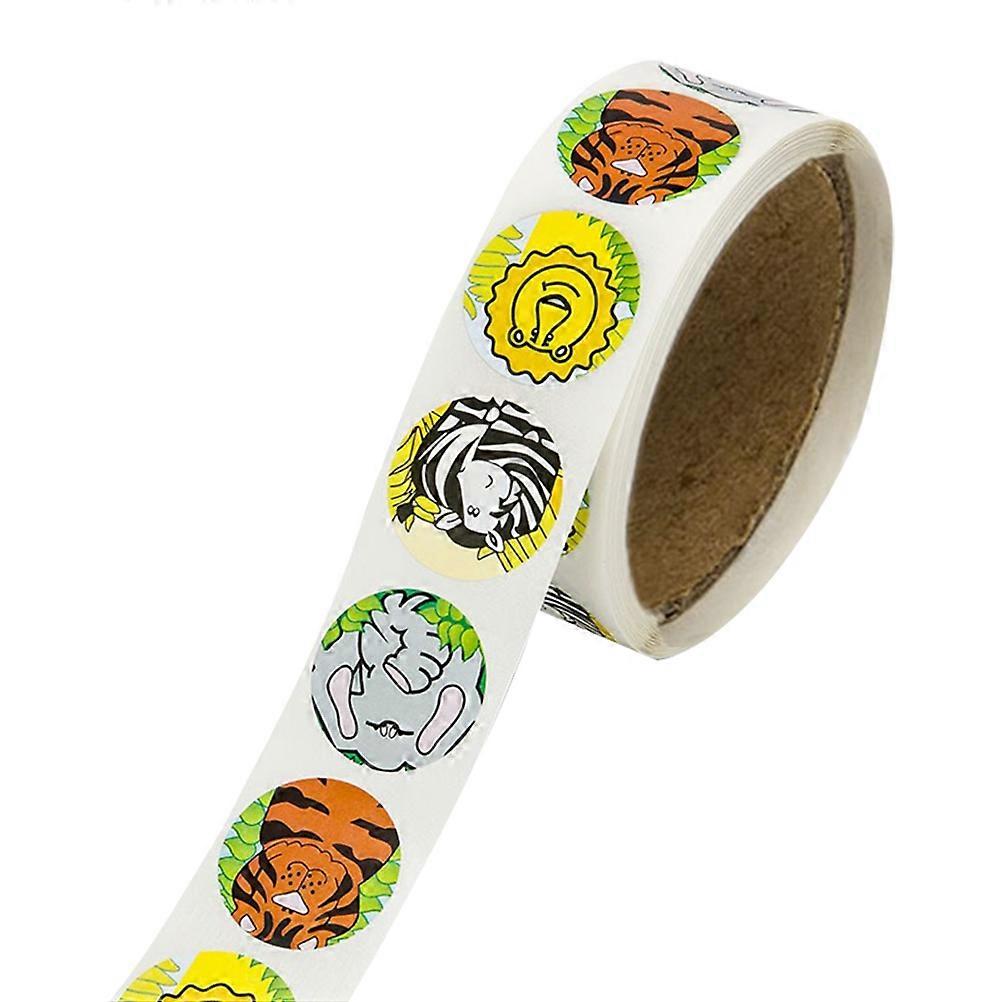 Animal Sticker Roll Sticker for Decoration 100Pcs