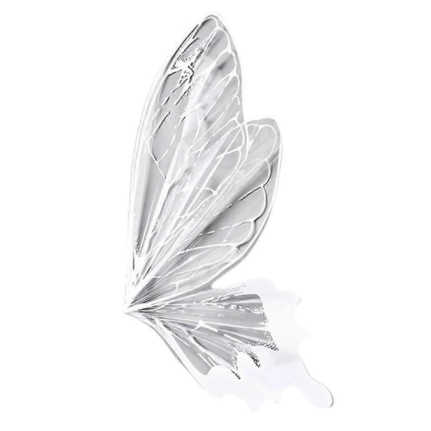 Bouquet Flower Wrapping Paper Butterfly Shaped Paper White
