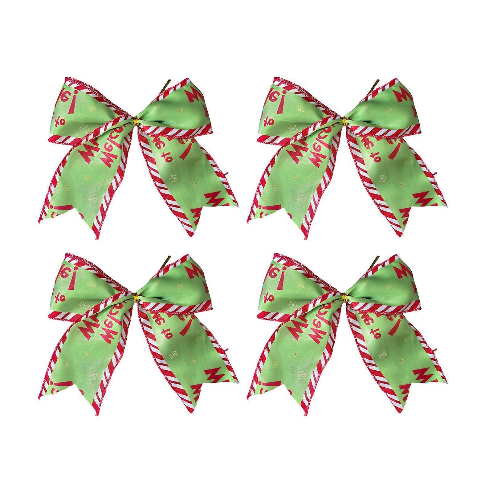 Polyester Ribbon For Outdoor Christmas Decorations Design Multicolor