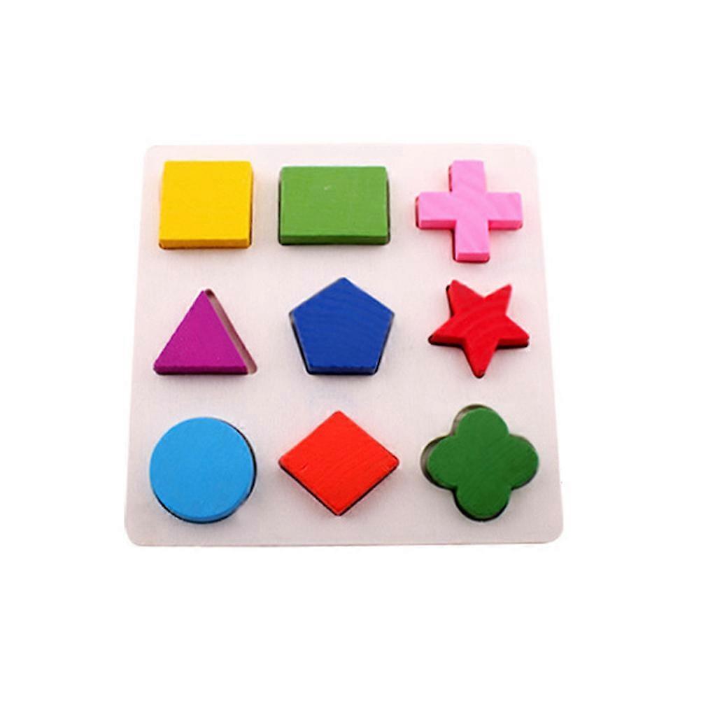 Jigsaw Educational Board for Shape Recognition 2Pcs Set