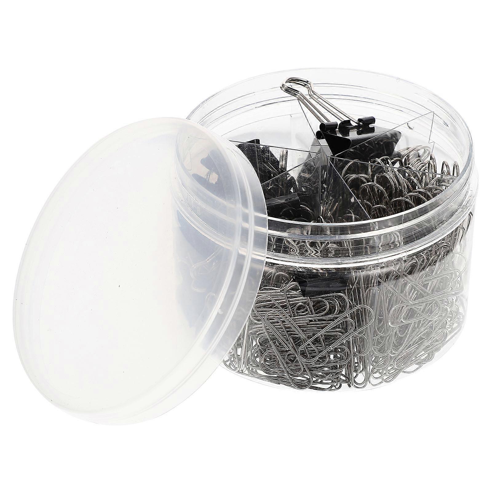 Stationery Combination Set Binder Clips for Office 5 Boxes Multi-Function Clips