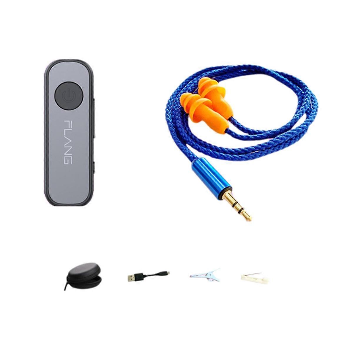 Ear Plugs Bluetooth Headset with Bluetooth Receiver for Work