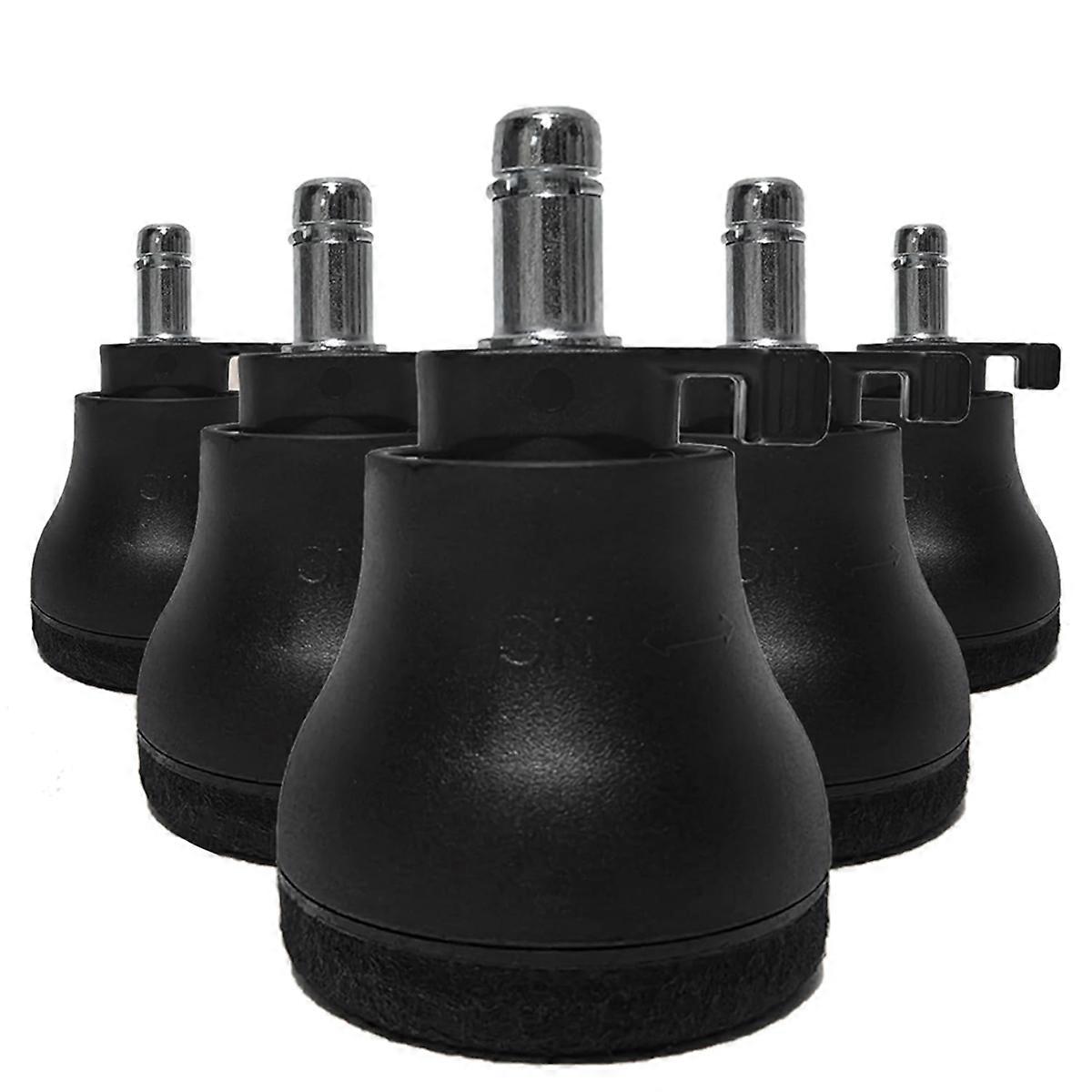 5pcs Bell Glides Replacement Office Chair Wheels