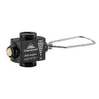 Camping Gas Saver Plus Adapter for Efficient Gas Conversion and Refilling of Flat Tanks in UK Outdoor Use