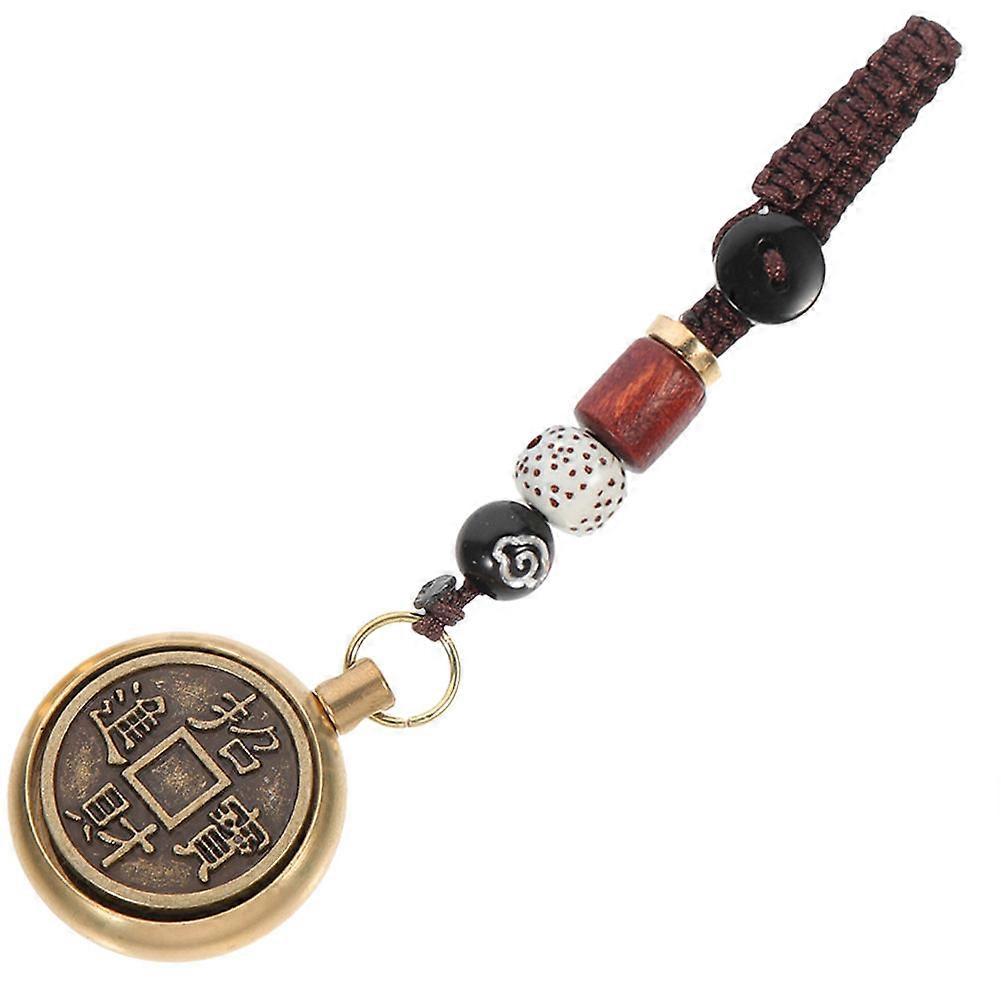 Retro Chinese Style Coin Pendant For Home And Car 2Pcs