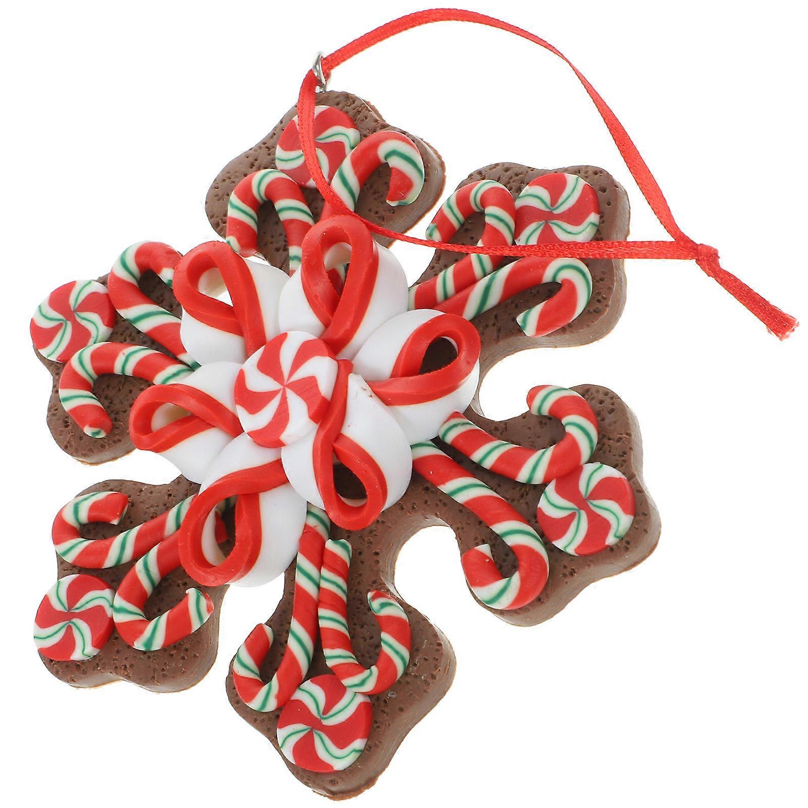 Christmas Snowflake Hanging Ornament Resin Decoration for Xmas Tree