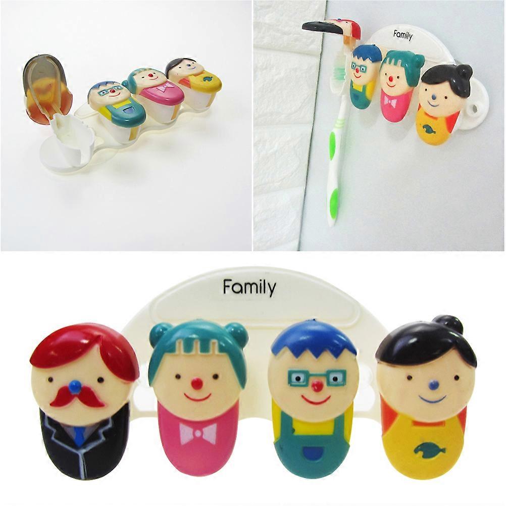 Punch-free Toothbrush Holder Rack In Assorted Color Perfect For Home Bathroom And Travel Hygienic Storage 3Pcs