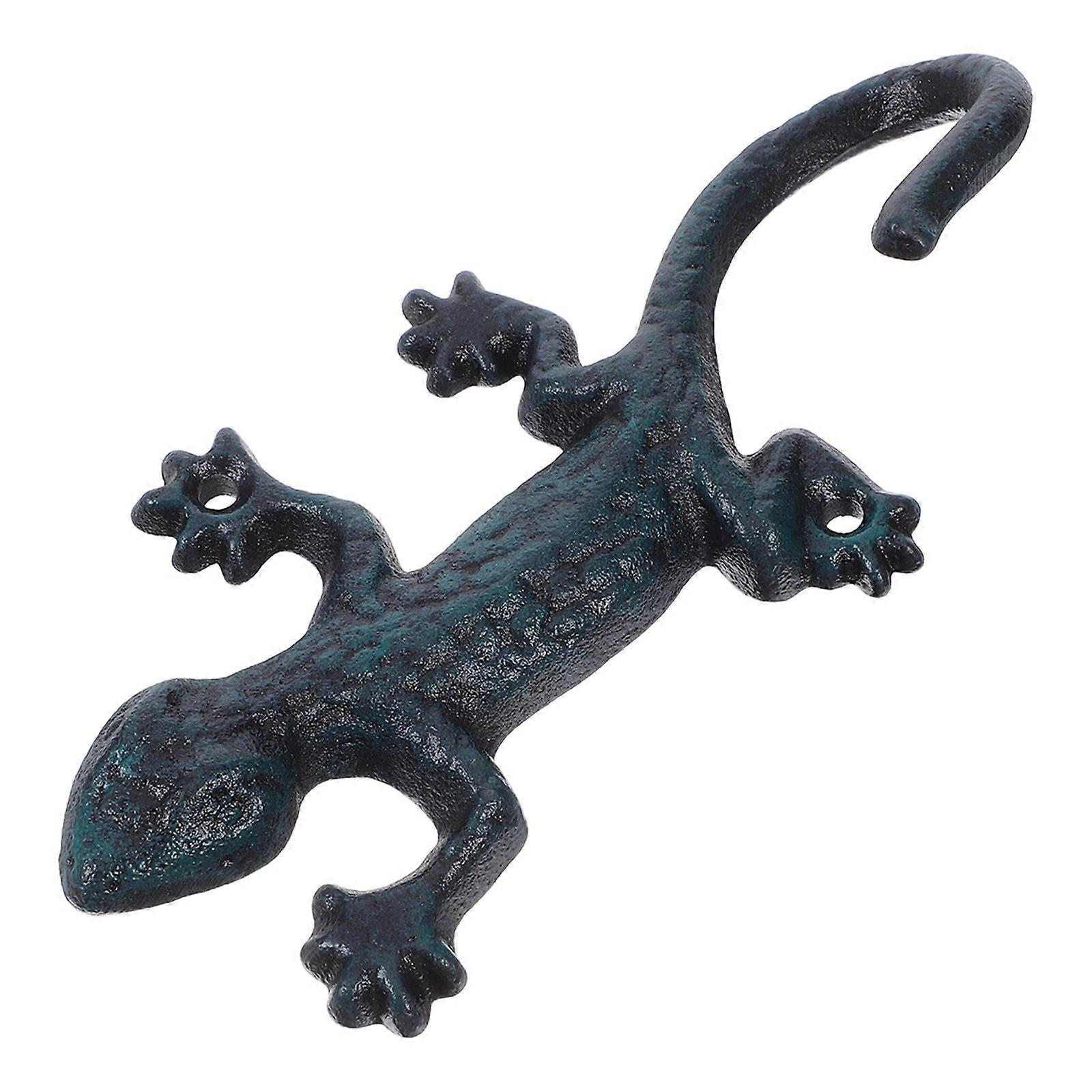 Gecko Wall Hook Iron Art Hook for Hanging 3Pcs with Screws