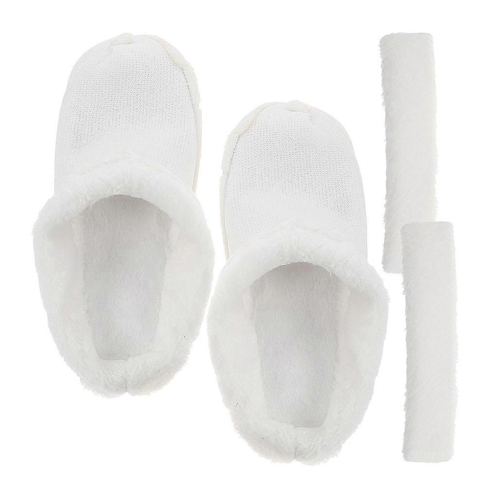 10 Pairs Winter Slipper Liners Furry Boots Replacement Shoes Intended For Indoor Use With Easy Cleaning Feature
