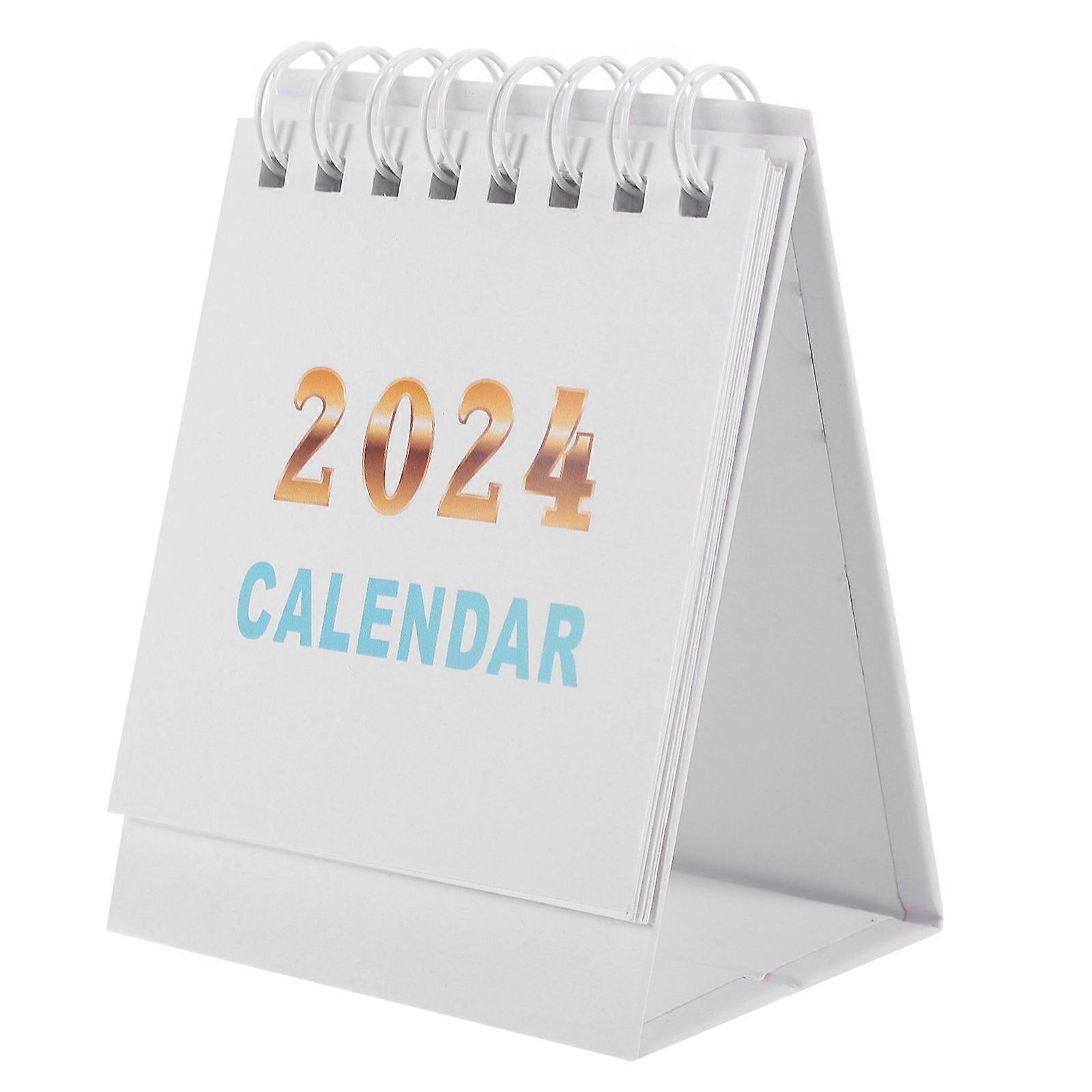 Home Desk Calendar 4Pcs 2024 Desktop Calendar for Countdown
