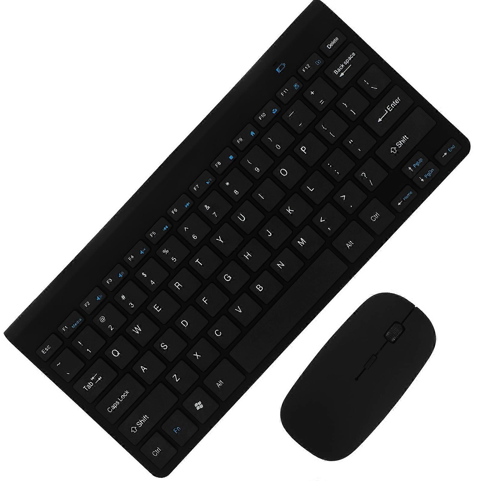 Wireless Keyboard Mouse Combo for Computer Use Plug and Play 4Sets