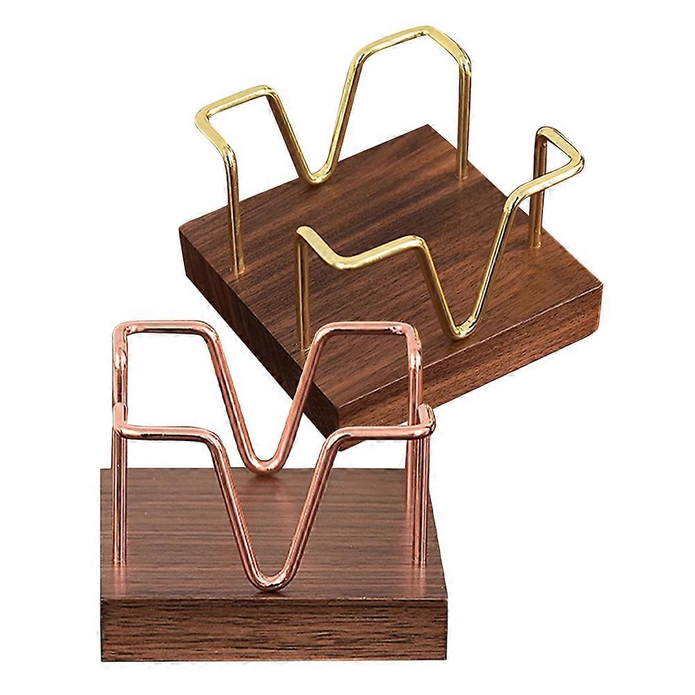 Support de bloc-notes en bois pour rangement de papeterie, distributeur de 10 blocs-notes