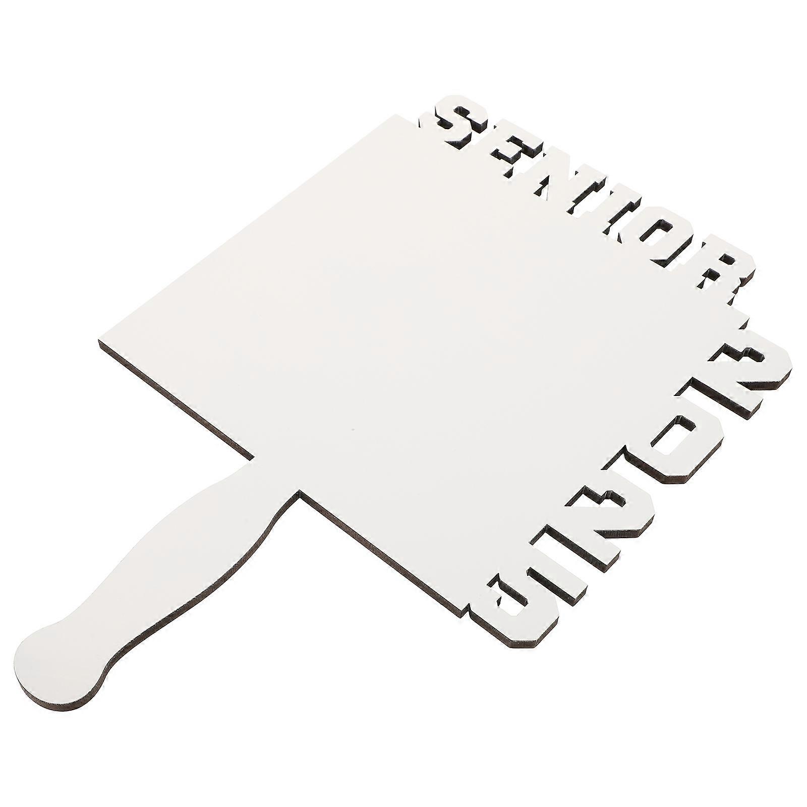 Handheld Fan Photo Frame Graduation DIY Sublimation Frame for 4Pcs Sets