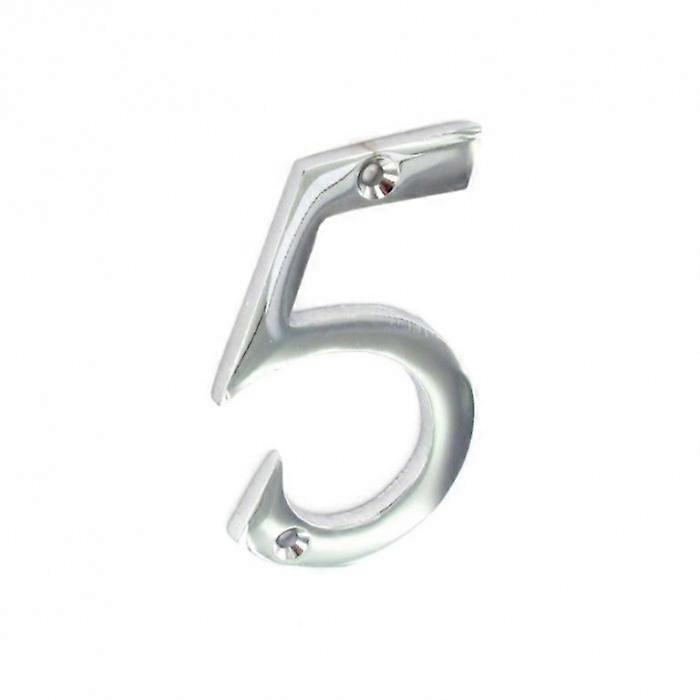 Securit 5 Chrome Door Number