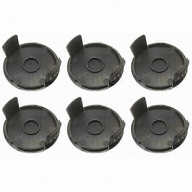 Replacement Spool Caps for Lawn Trimmer Accessories, Universal Fit, Pack of 6
