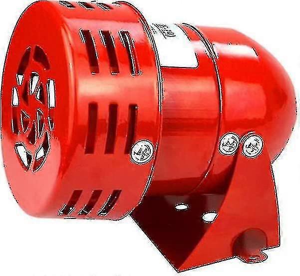 Alarme 220v Extérieur puissant, Alarme Sirene 120db, Conduit de moteur rouge Sirne Mtal Horn Industry Boat Alarm Ruikalucky - Jxlgv