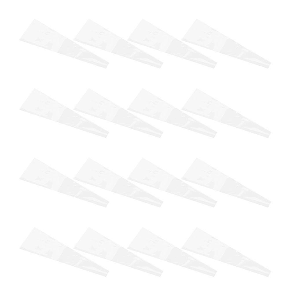 Single Rose Wrapping Bags Rectangular Shape Simple Design Plastic Material 50Pcs