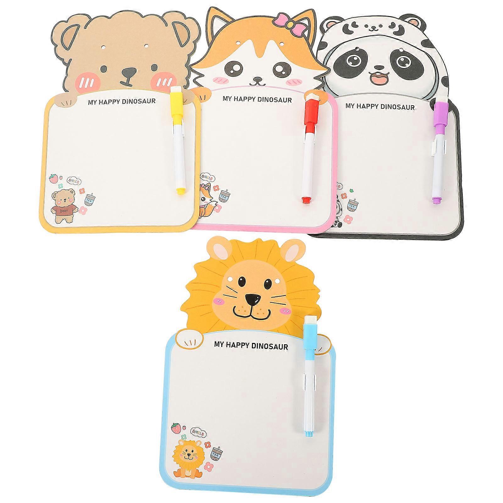 Double-Sided Memo Board for Creative Activities Students with Hanging Rope Made of Paper Plastic and Sponge 1 Set