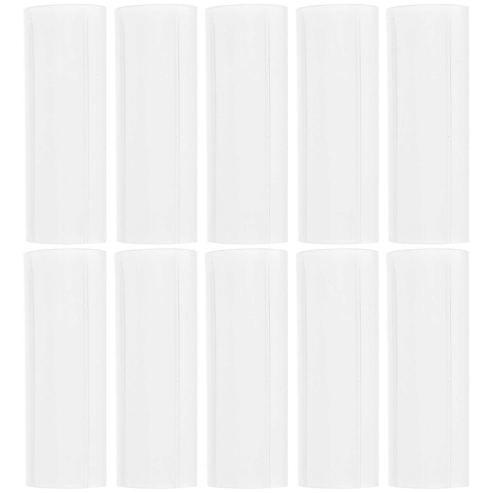 Battery Box Battery Wrap for Protective Use 40Pcs White 18650 Plastic Sleeves