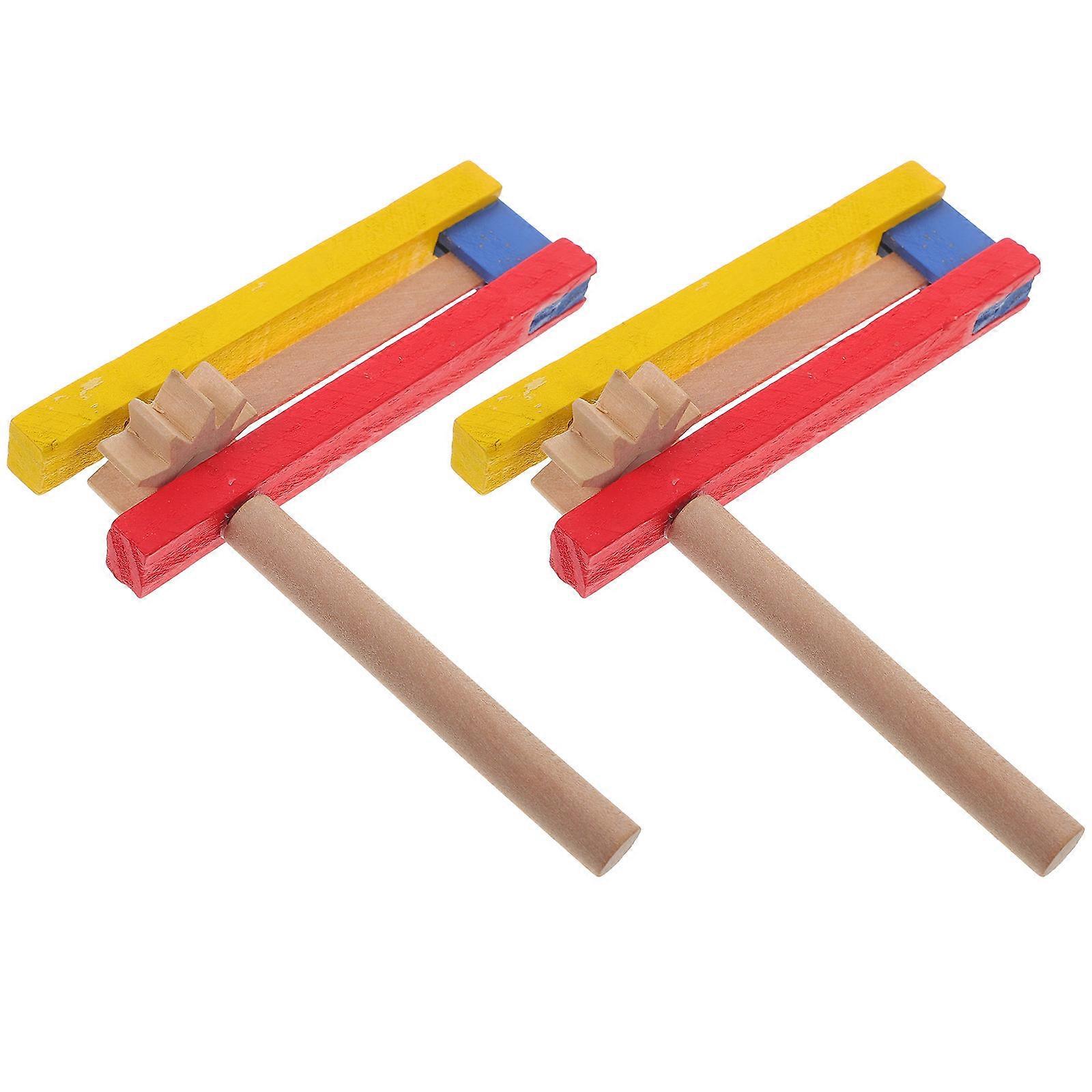 Long Handle Percussion Instrument Castanet for Students Playtime Rhythm Generation 8 Pcs