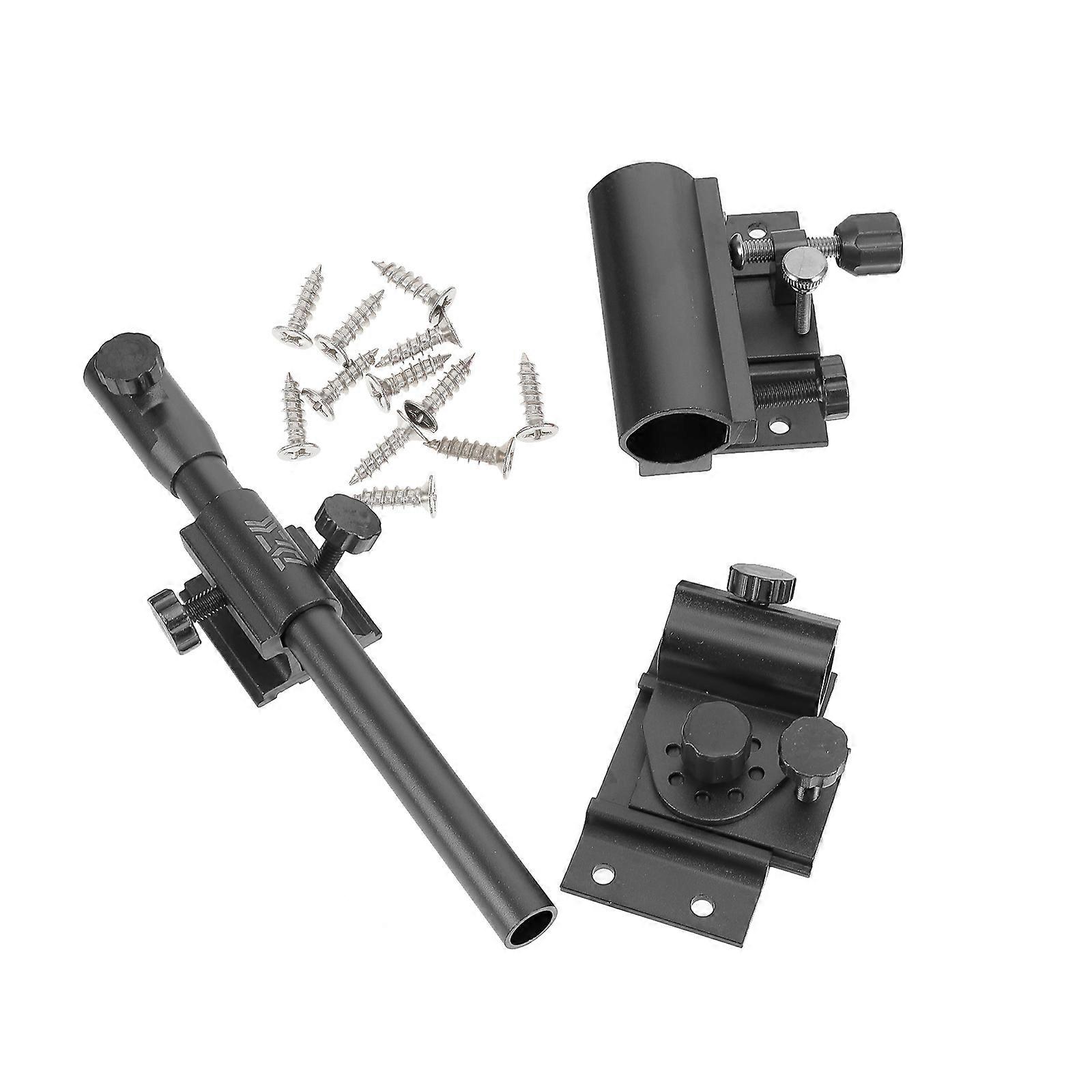 Folding Umbrella Holder 2 Sets Practical Aluminum Alloy Umbrella Support for Fishing Enthusiasts 19X7.5X2CM Sturdy and Convenient