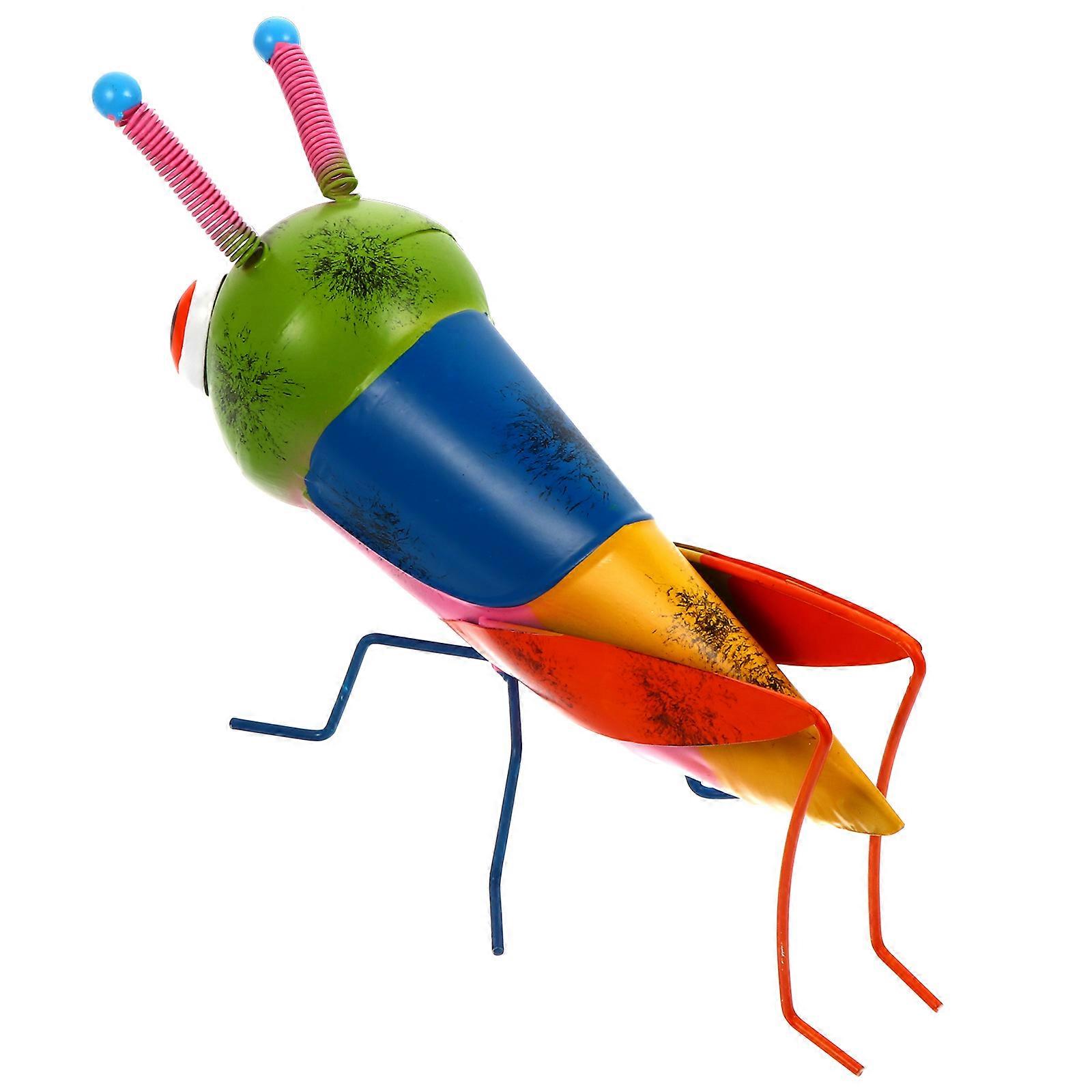 Simulated Decor Iron Locust Ornament for Decoration Use 3Pcs