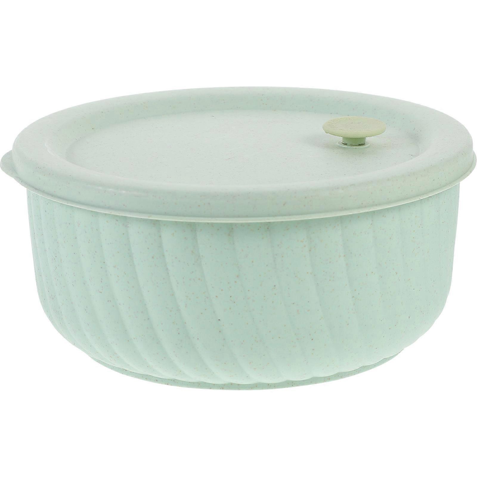 Office Lunch Box 3Pcs Green Bento Container for Portable Food Storage