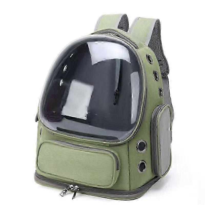 Cat Backpack Carrier with Bubble Window, Breathable & Foldable Pet Travel Carrier for Small Dogs and Cats, Airline-Approved for Hiking & Outdoor Use C