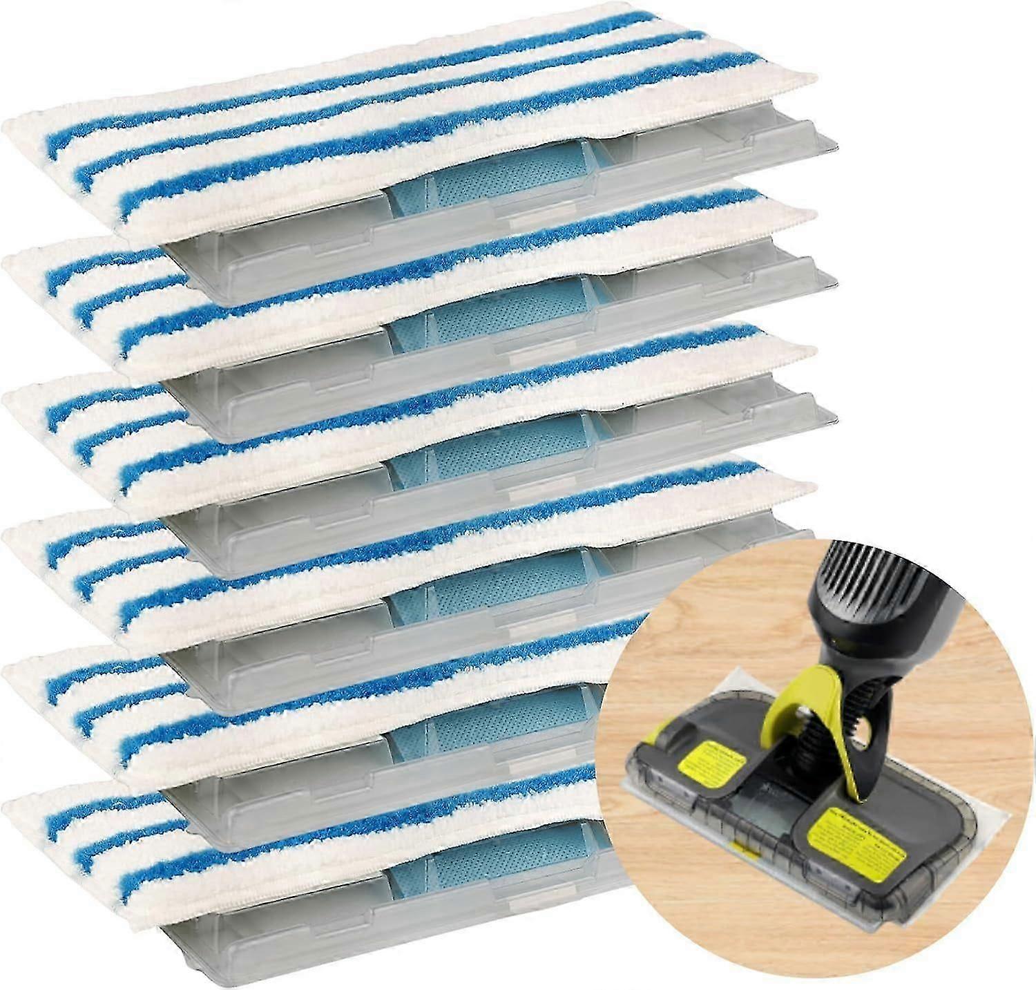 Reusable Mop Pad Refills - Compatible with Shark Vacmop VM252, VM250, VM200