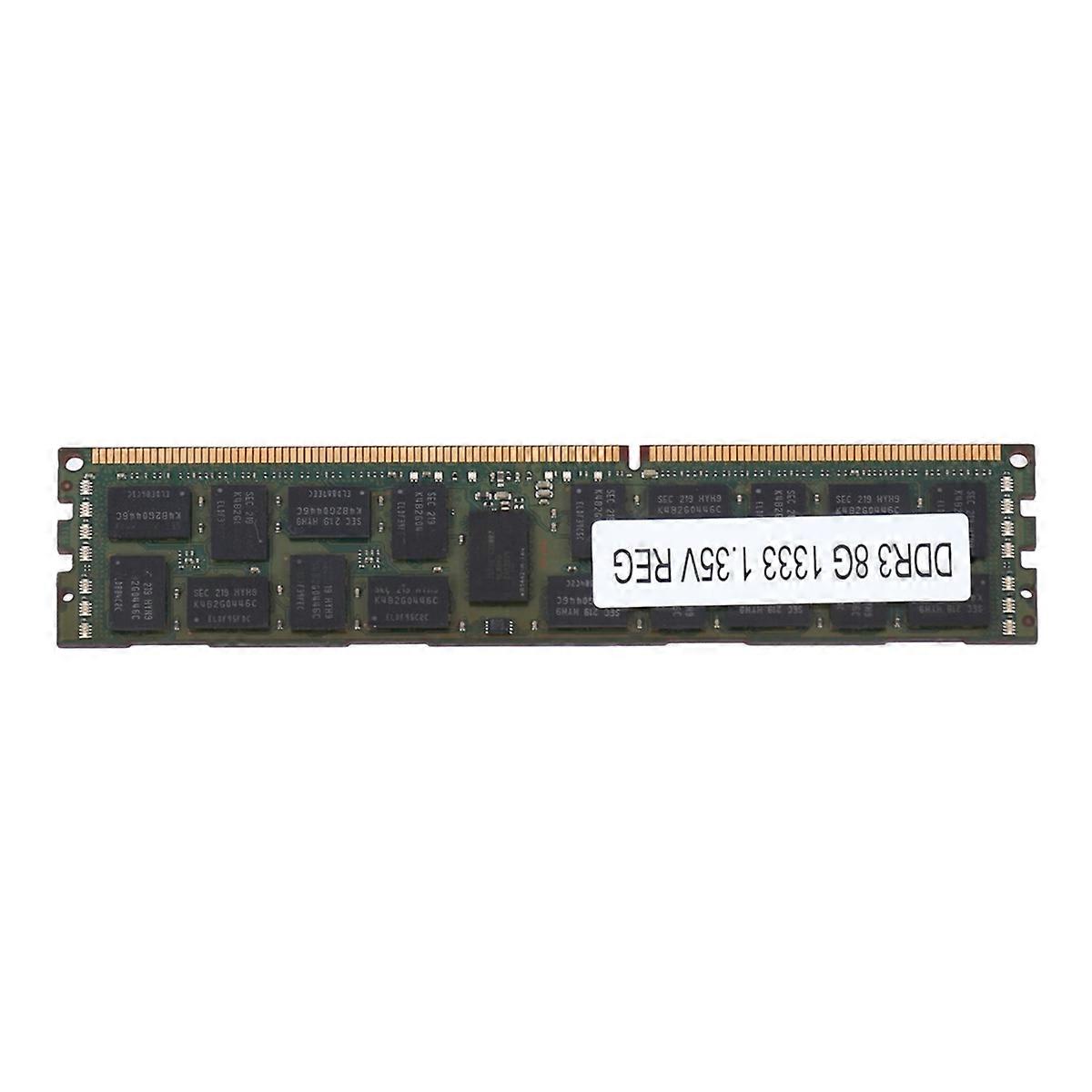 8GB DDR3 1333MHZ Ecc Ram Memory PC3L-10600R 1.35V 2RX4 REG Ecc RAM for Server Workstation
