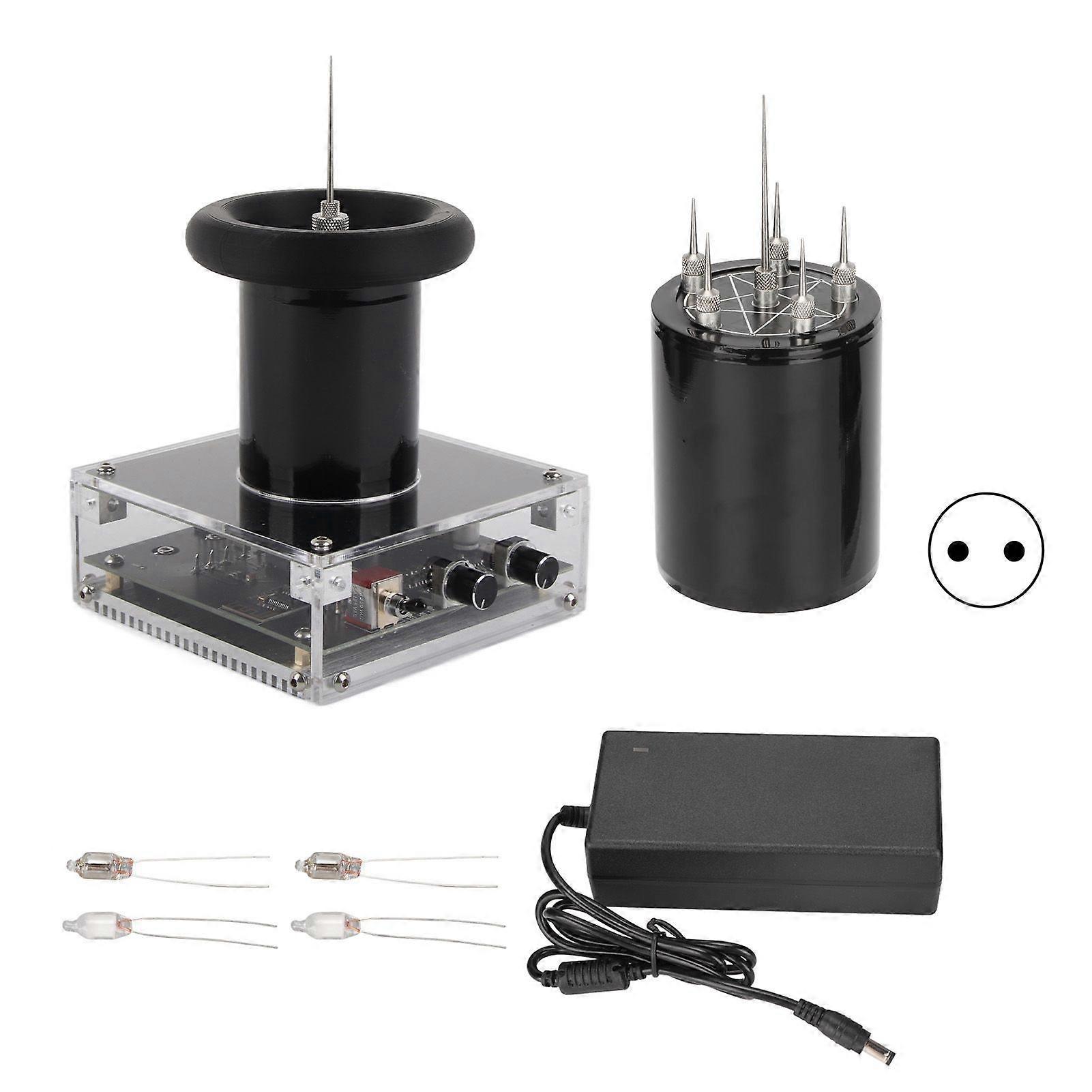 Bluetooth Music Coil Module DIY Kit Plasma Loudspeaker Arc Generator Wireless Transmission Teaching Demonstration Model EU Plug