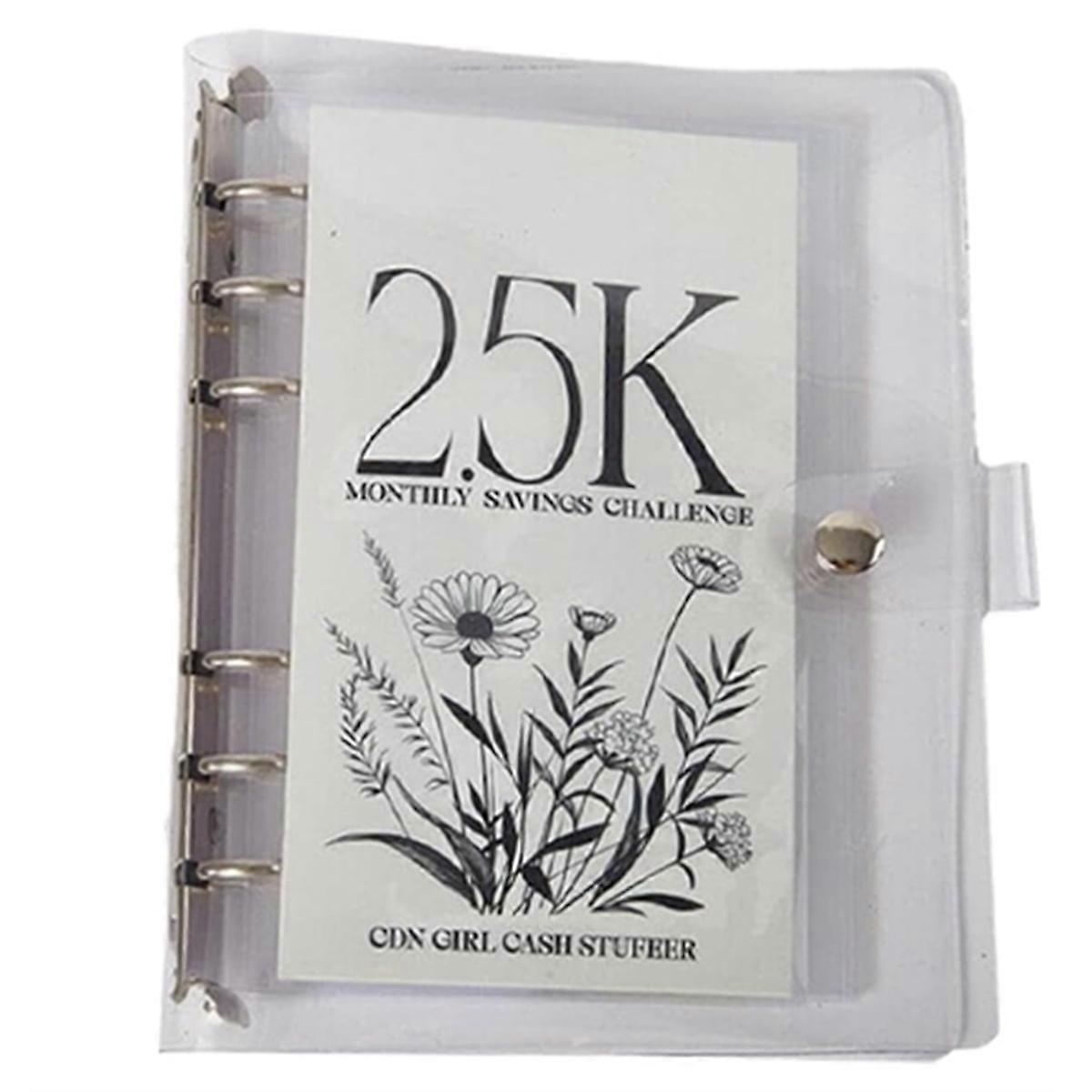 12-Month Envelopes Money Saving Challenge Binder, 2.5K
