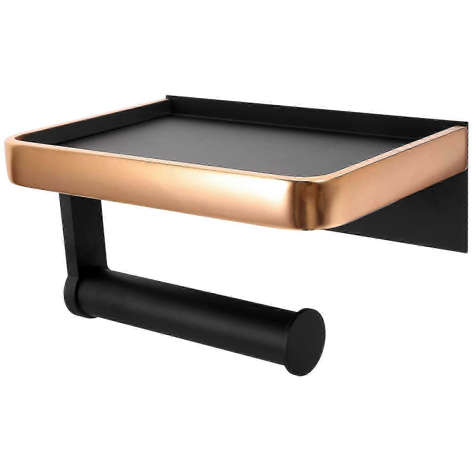 Compact Bathroom Shelf With Aluminum Alloy Ideal For Kitchen Use Functional Space-saving 1 Set